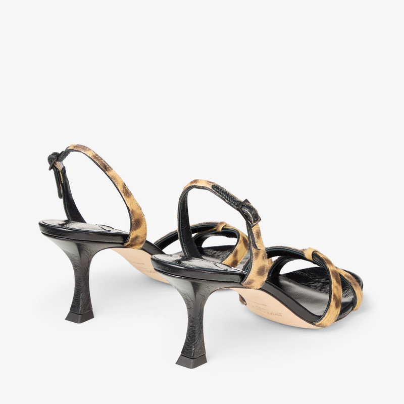 JIMMY CHOO Elsy 70
Natural Leopard Print Pony Sandals outlook