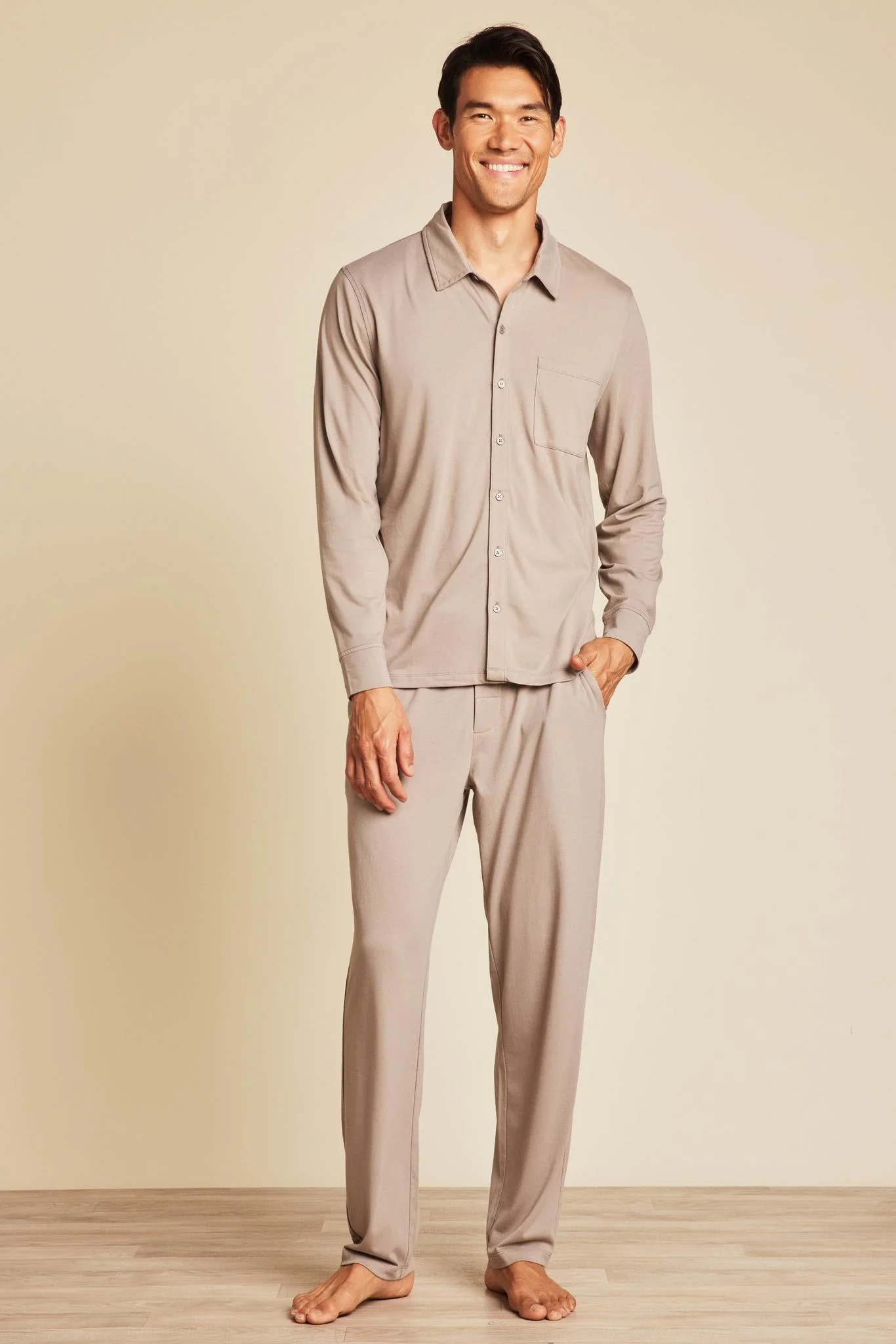 Malibu Collection® Triblend Buttondown Shirt - 1