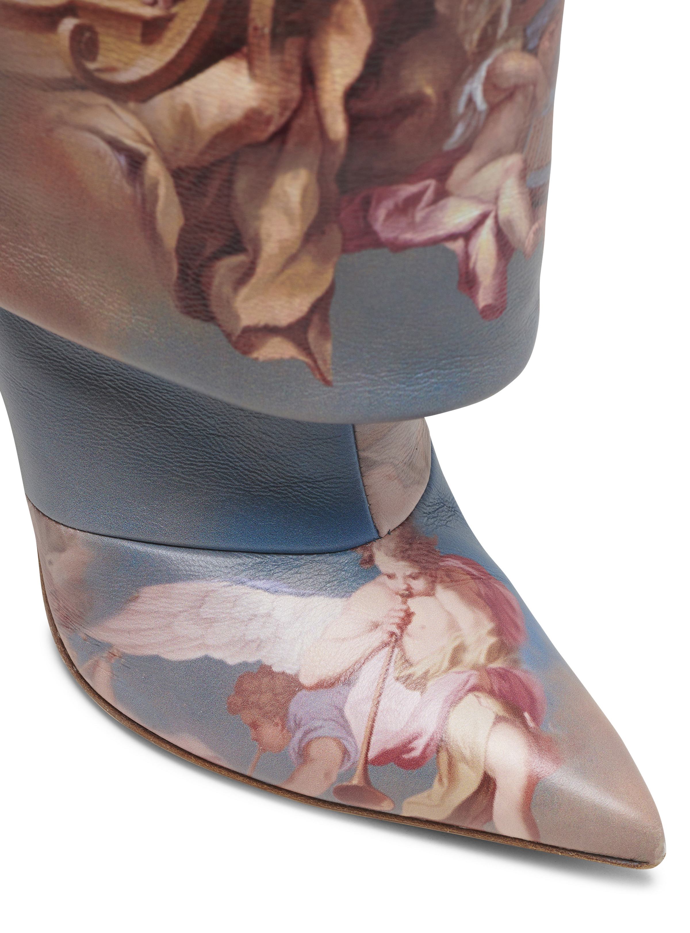 Ariel boots in Sky print leather - 4