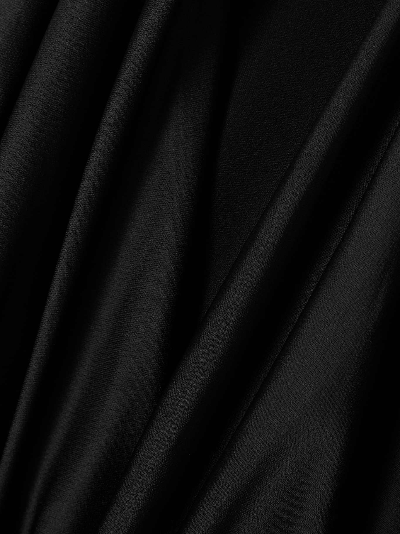 Talita draped wrap-effect satin midi dress - 4