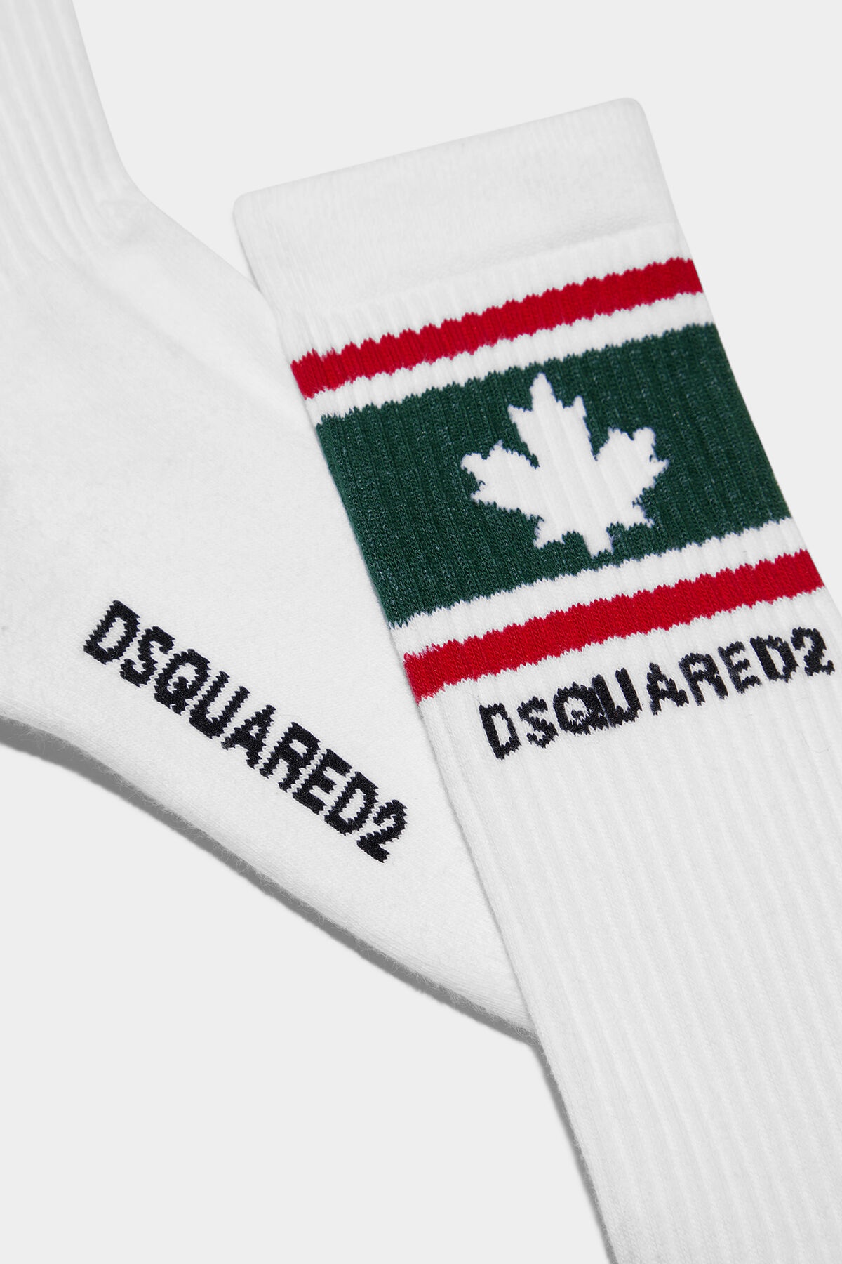 DSQUARED2 LEAF MID-CREW SOCKS - 4