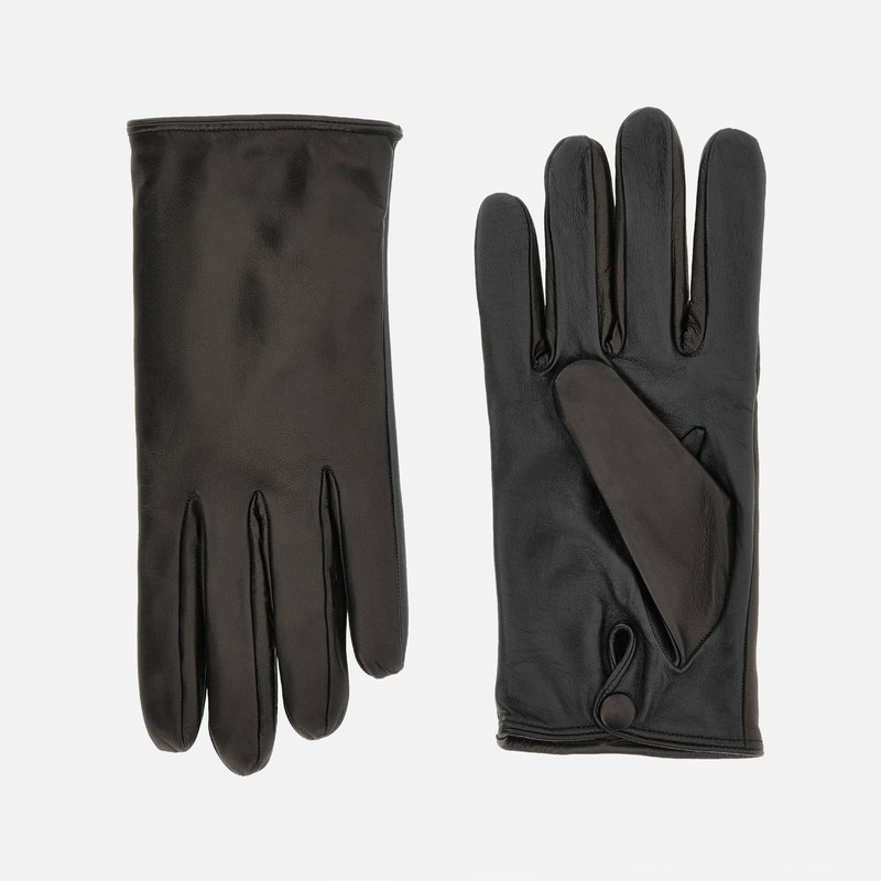 Touch Gloves in Leather Black 1