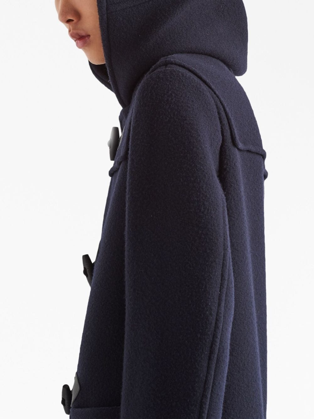 double-breasted wool duffle coat - 6