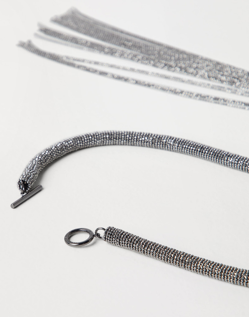 Brunello Cucinelli Monili tie necklace outlook