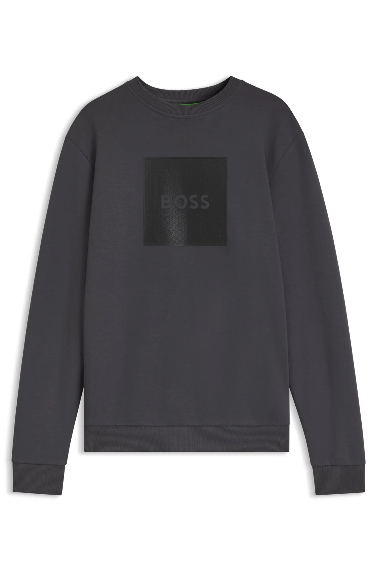 STRETCH-COTTON CREWNECK SWEATSHIRT - 1