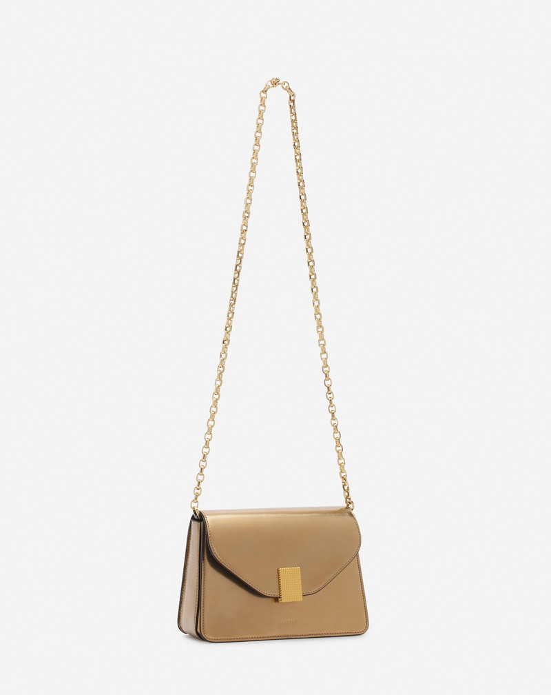 Lanvin CONCERTO METALLIC LEATHER CLUTCH outlook