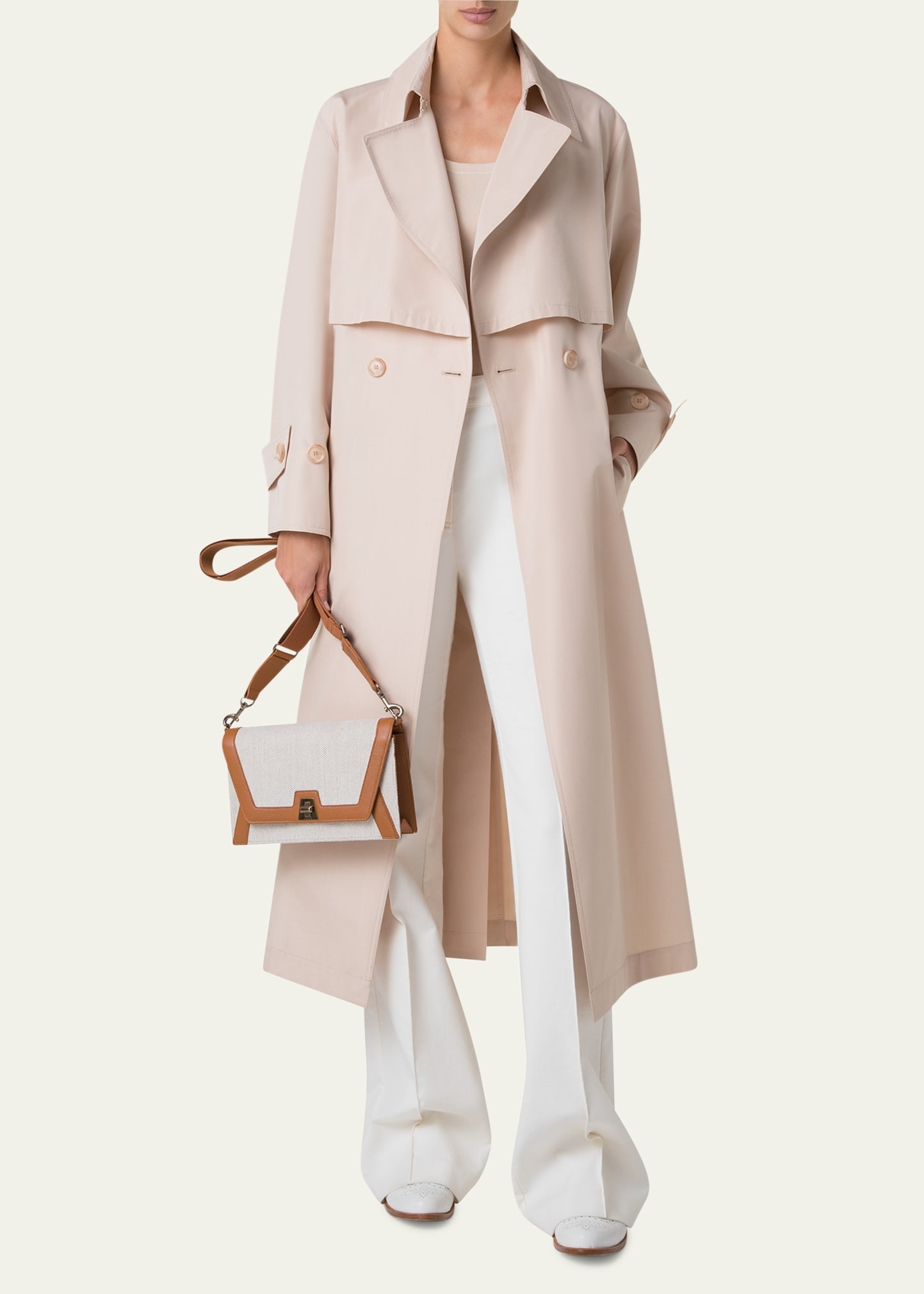 Anouk City Canvas & Leather Crossbody Bag - 4