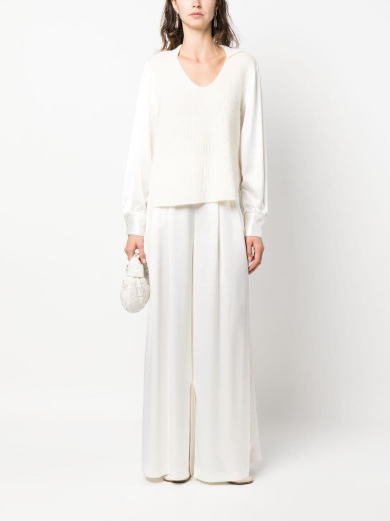 FABIANA FILIPPI pleated wide-leg trousers outlook