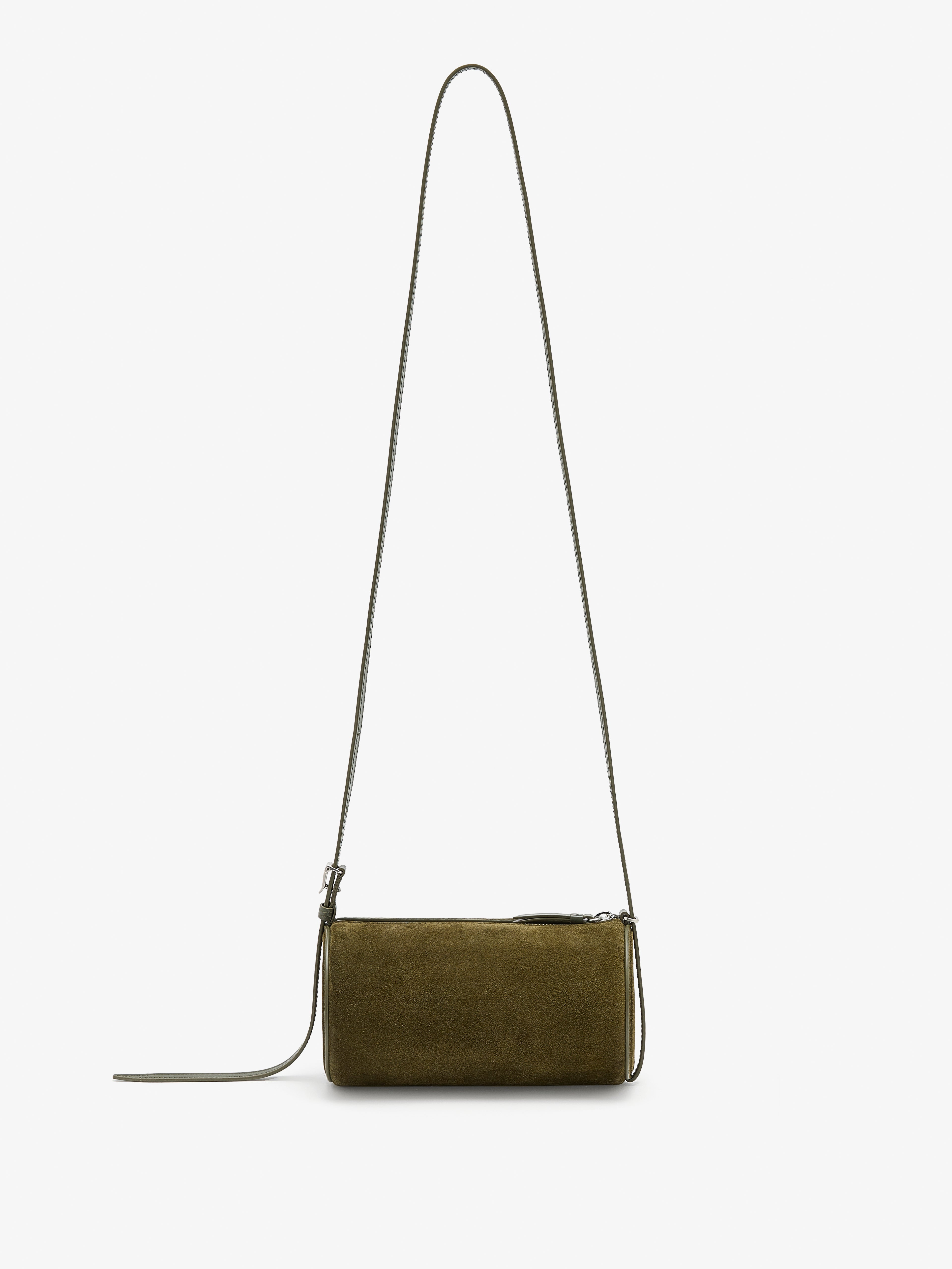 Crossbody Silo Bag in Kid Suede - 5
