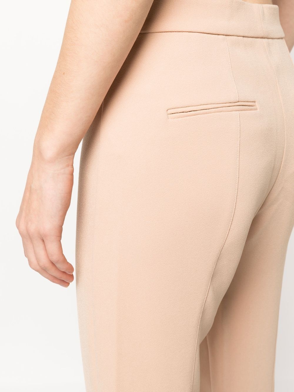 pleat-detail straight-leg trousers - 5