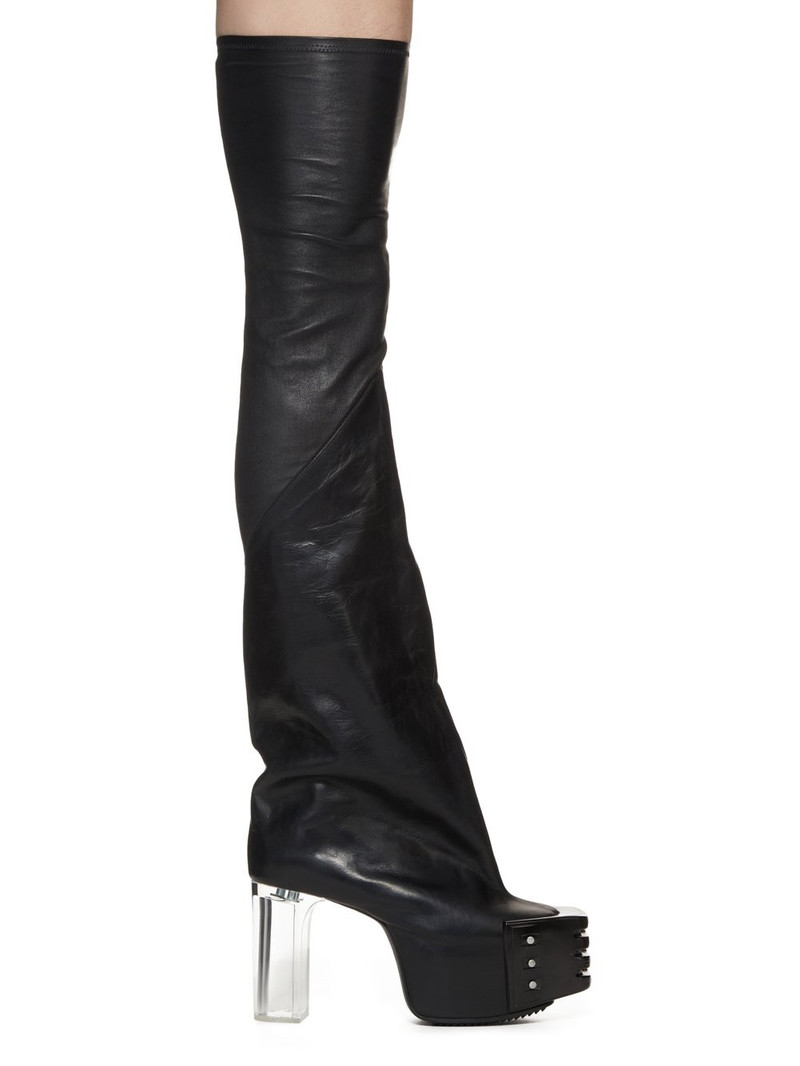 Black Flared Boots 1