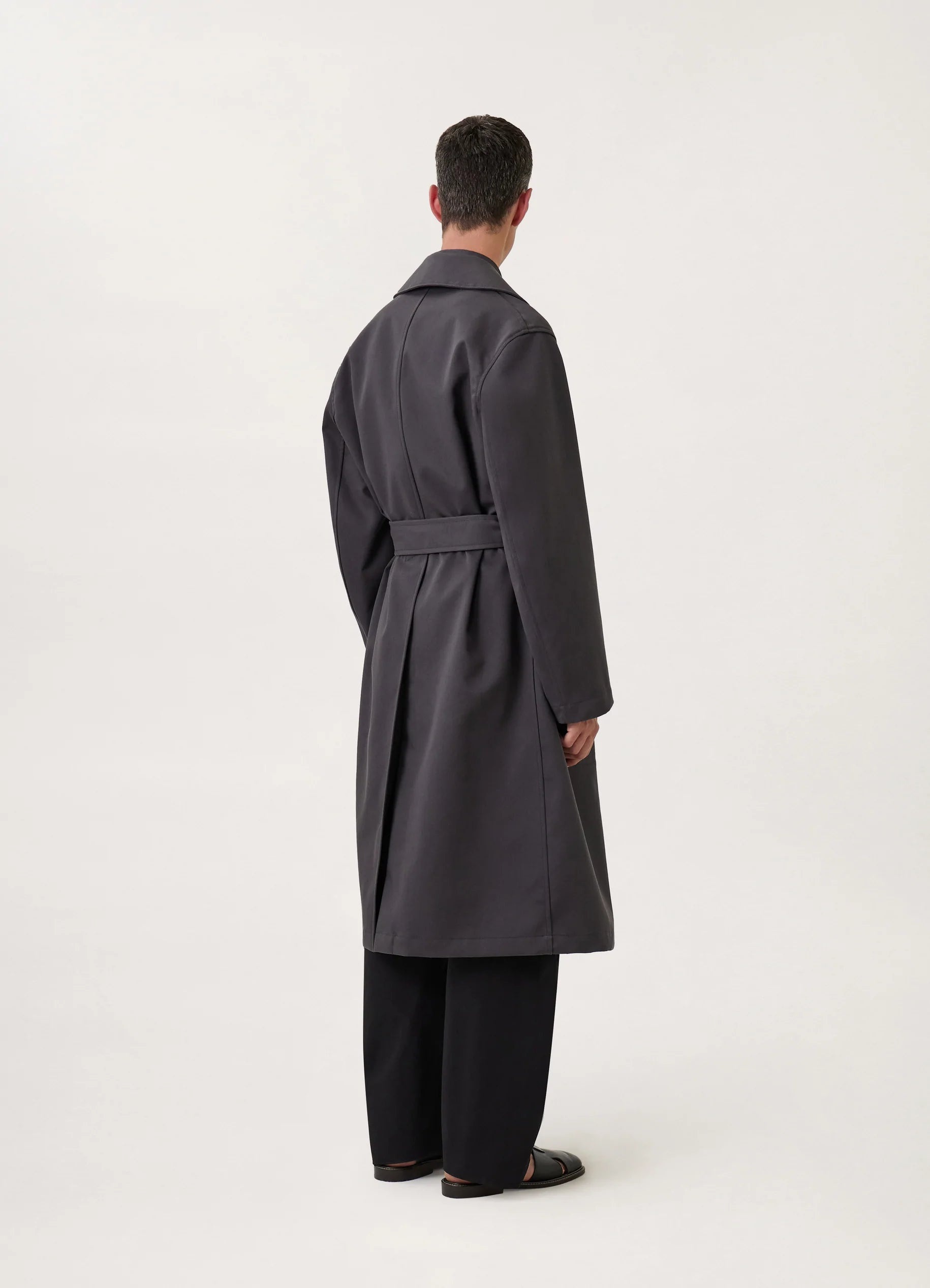 MILITARY DOUBLE BREASTED TRENCH
BONDED COTTON - 8