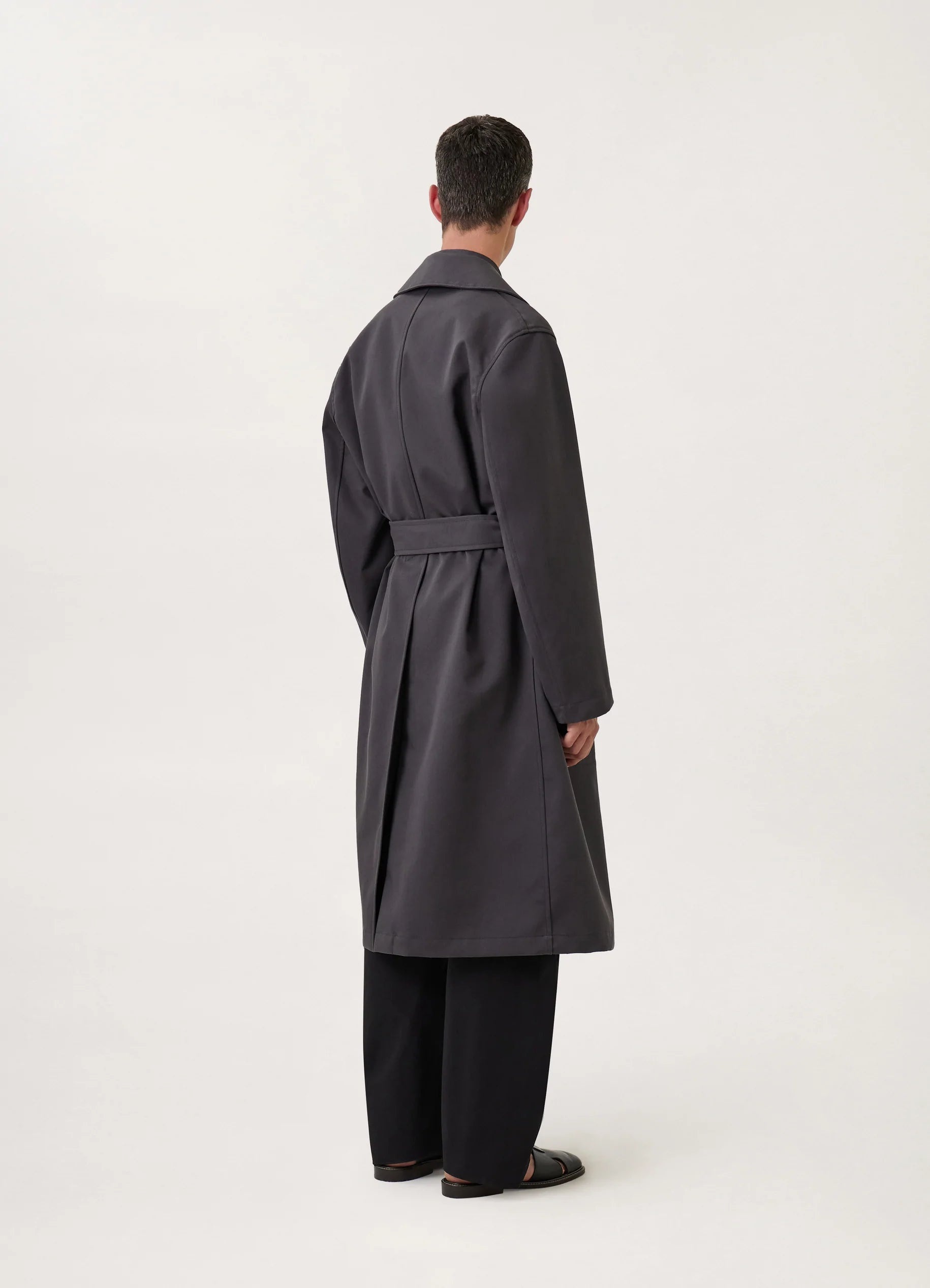 Lemaire MILITARY DOUBLE BREASTED TRENCH BONDED COTTON | REVERSIBLE