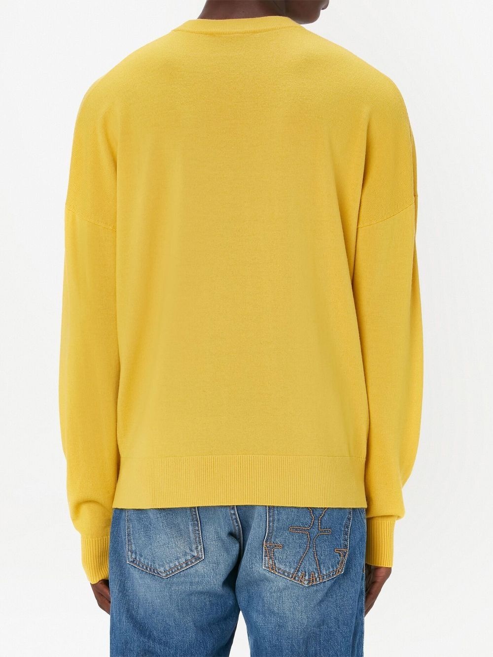 logo-intarsia merino-wool jumper - 5