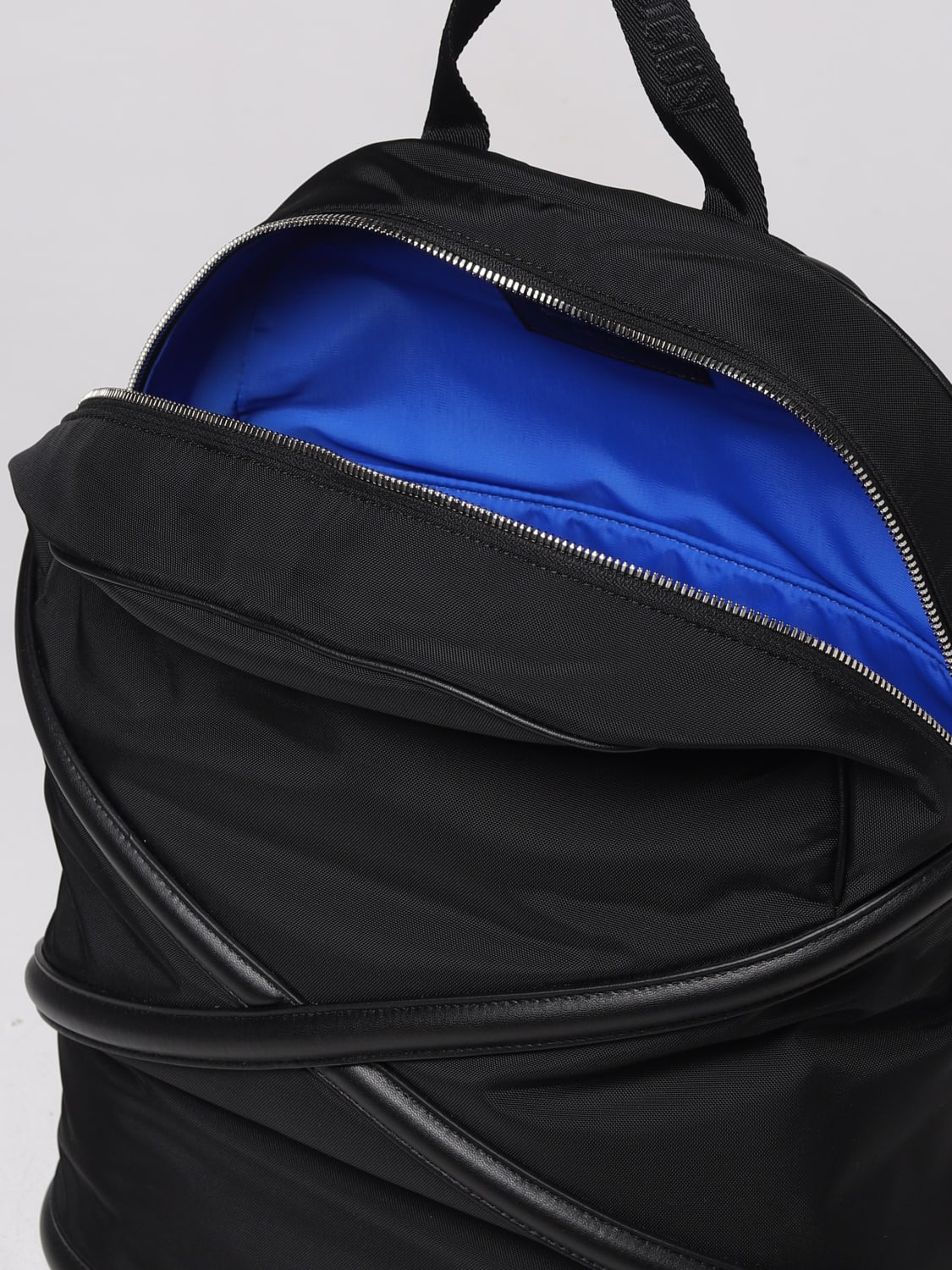 Harness Alexander McQueen backpack in nylon - 4