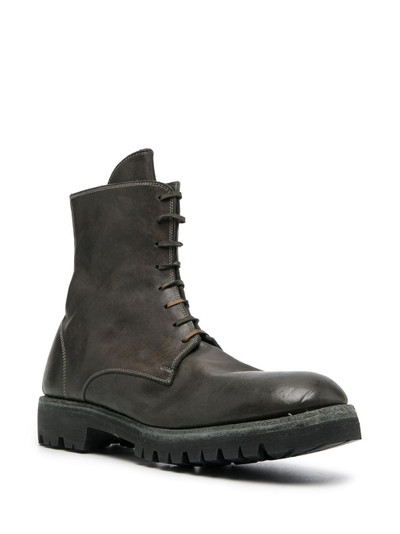 Guidi lace-up combat boots  outlook