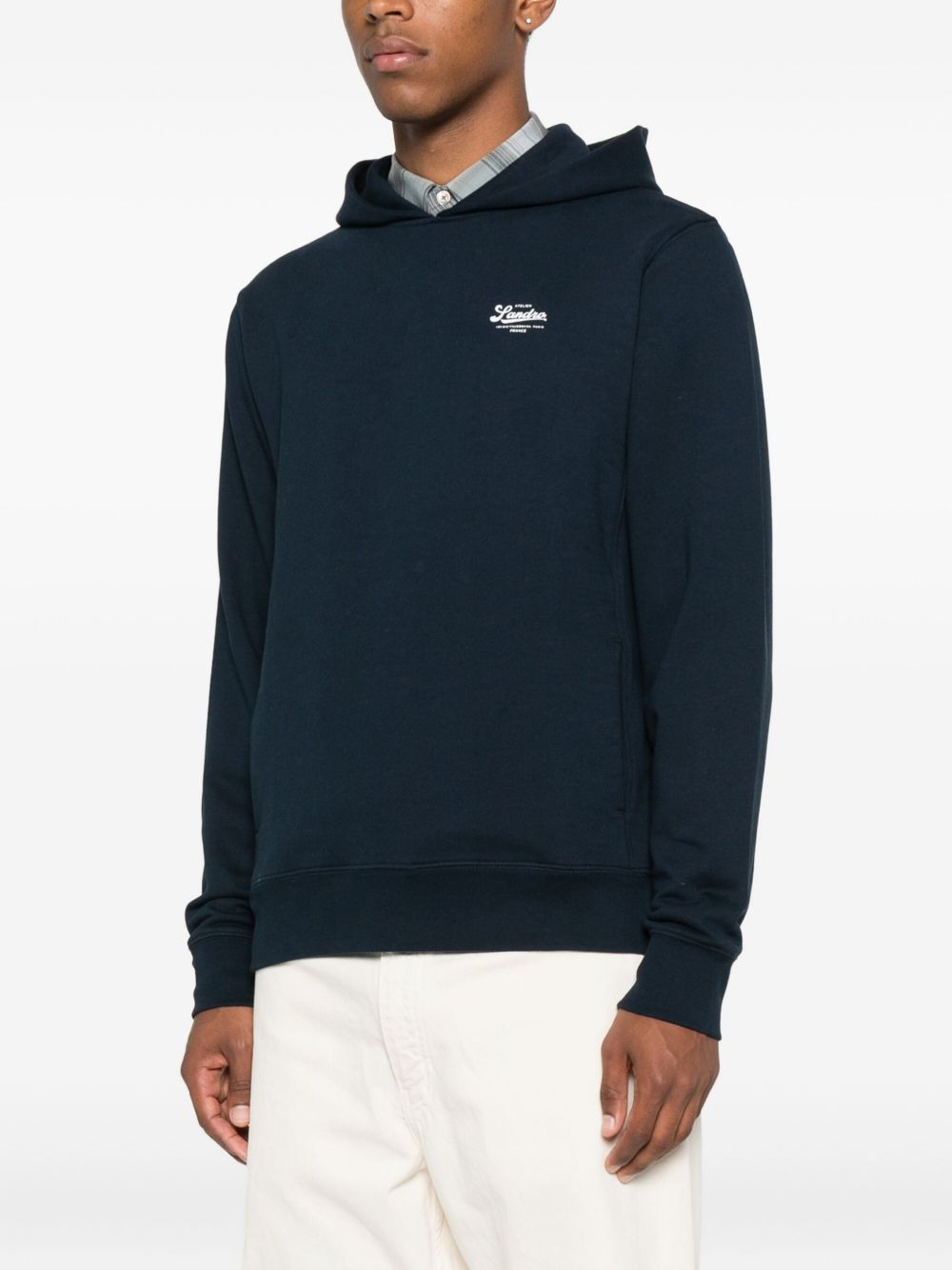 logo-print hoodie - 3