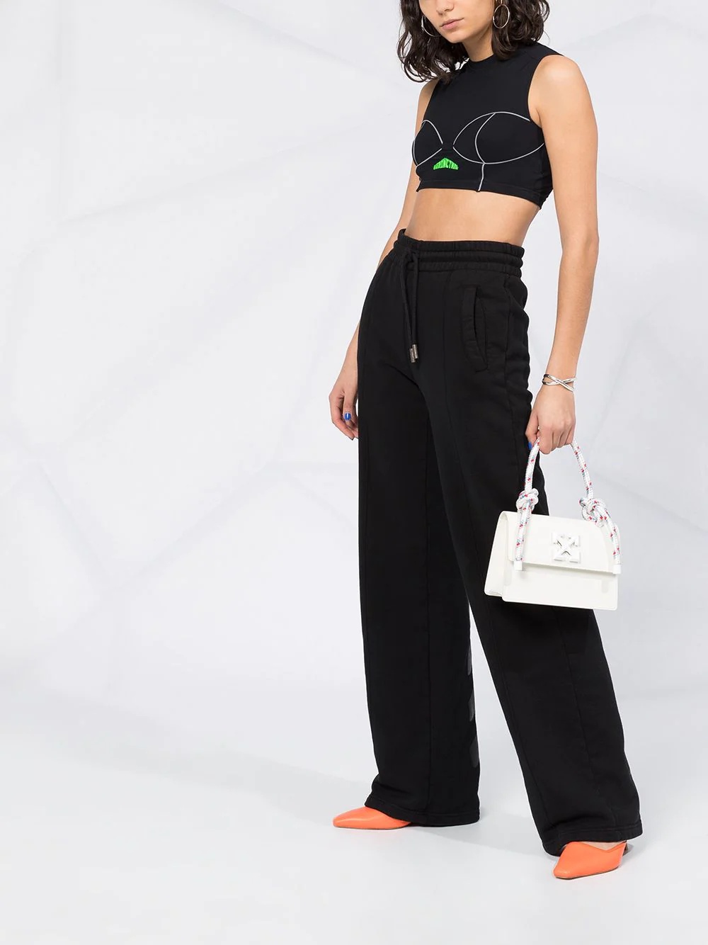 Diag printed track pants - 4