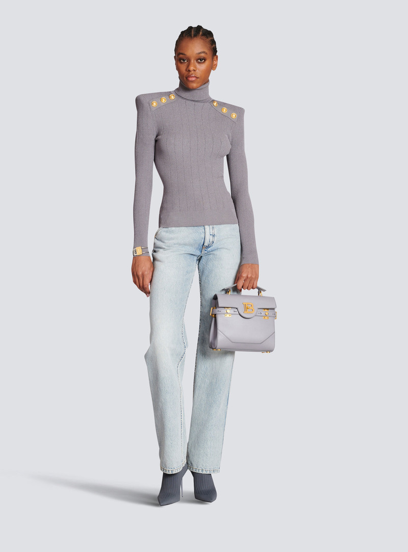Balmain Knit jumper with gold buttons outlook