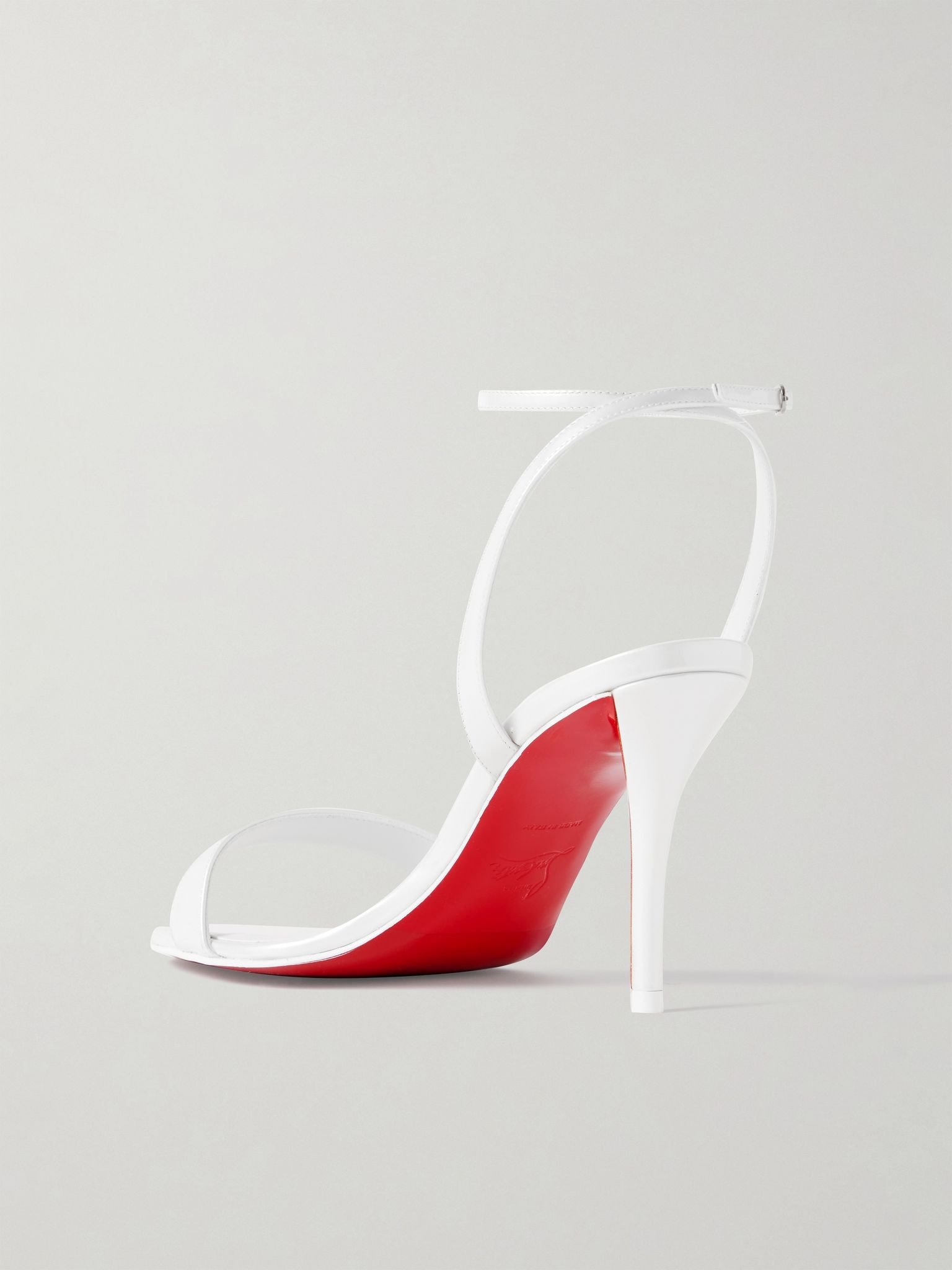 Miss Z 80 leather sandals White - 3