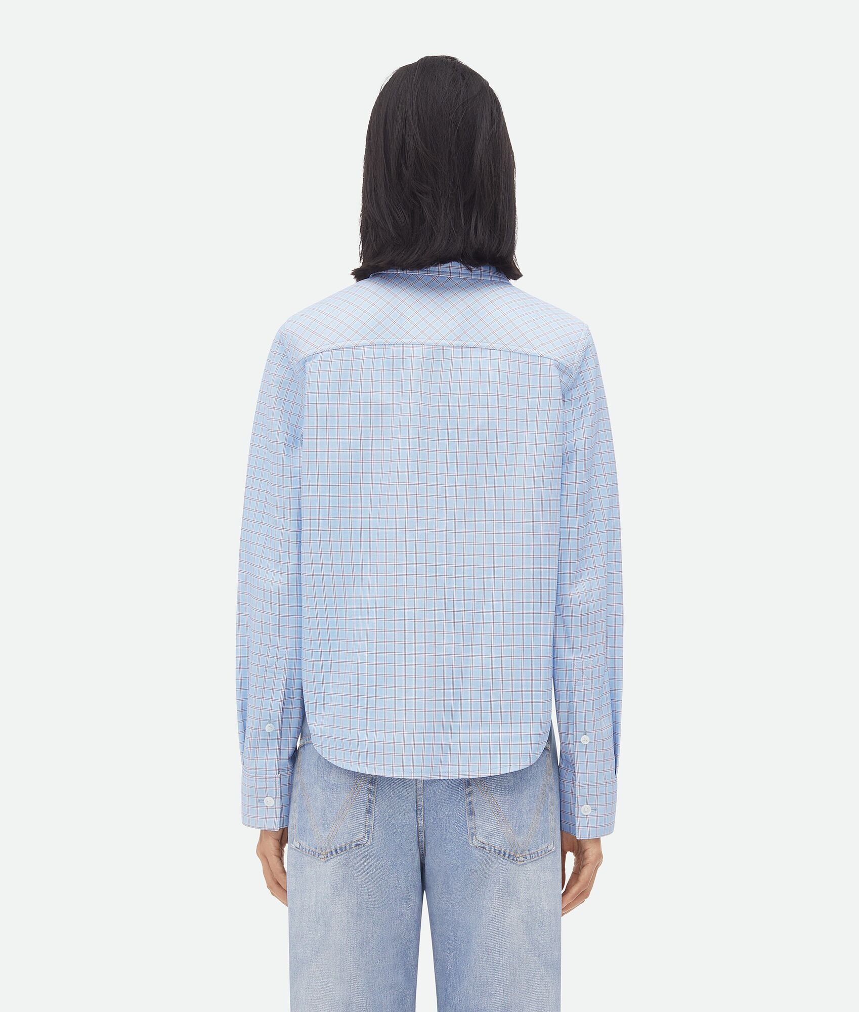 Printed Leather Check Shirt - 3