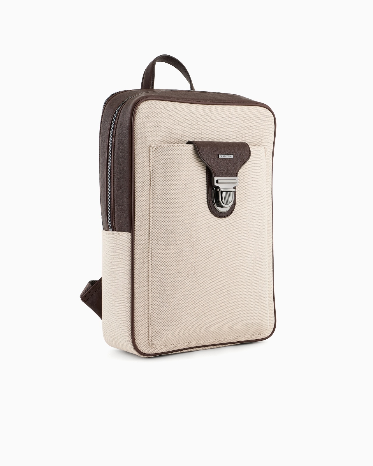 CANVAS BACKPACK WITH LEATHER DETAILS - 2