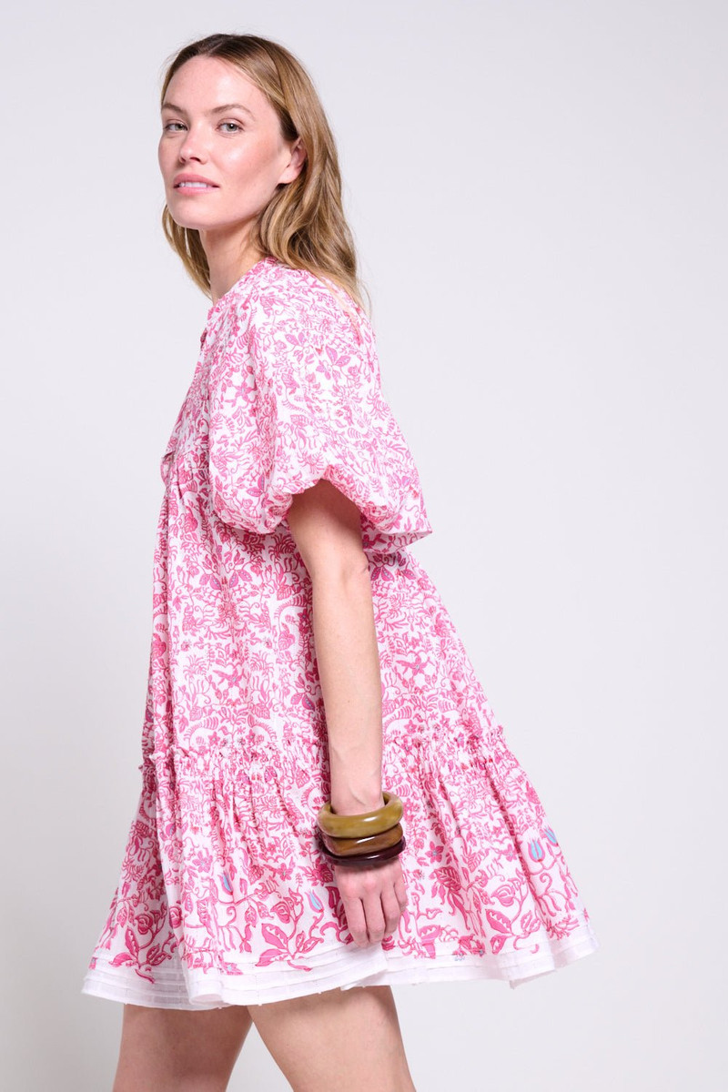 Mini Dress Cruz - Pink Tiare 4