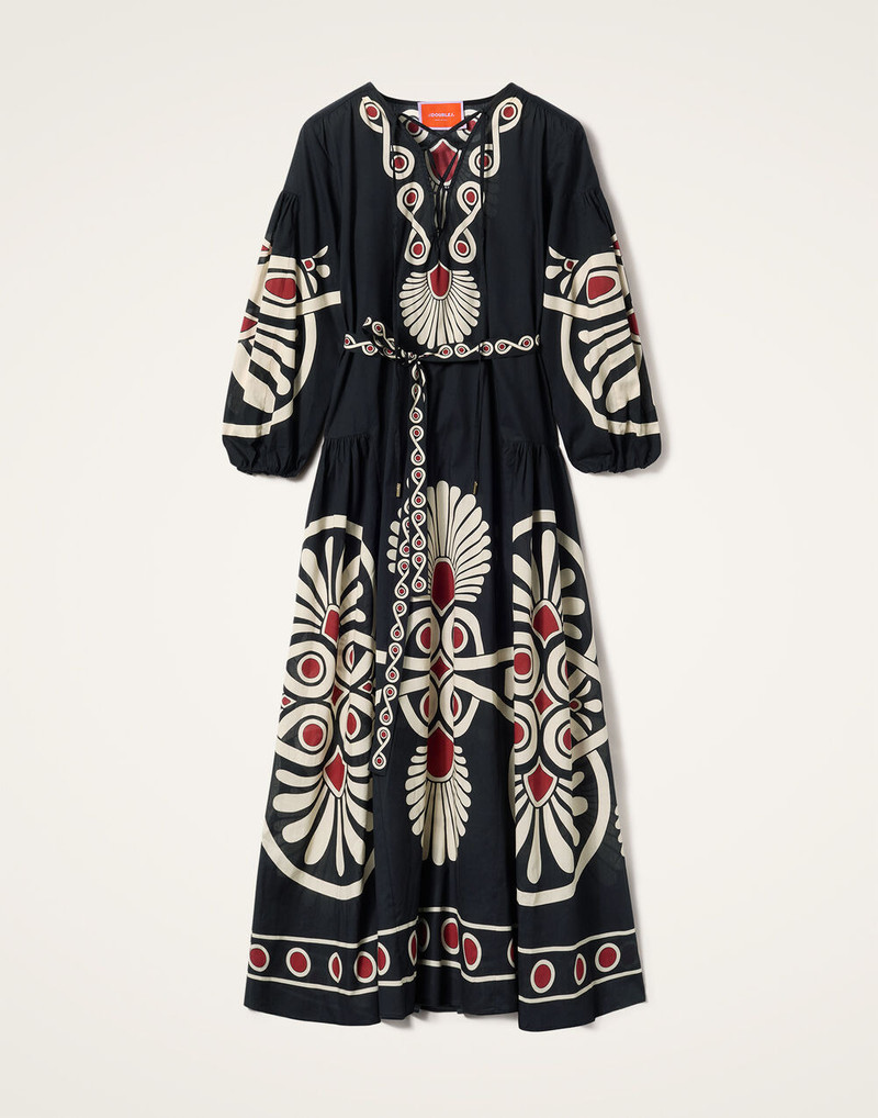 Viviana geometric-print 드레스 1