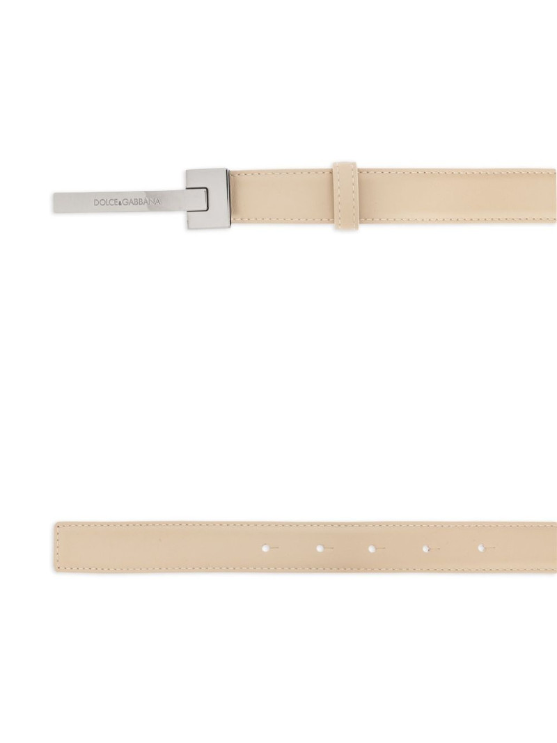 Dolce & Gabbana logo-engraved belt outlook