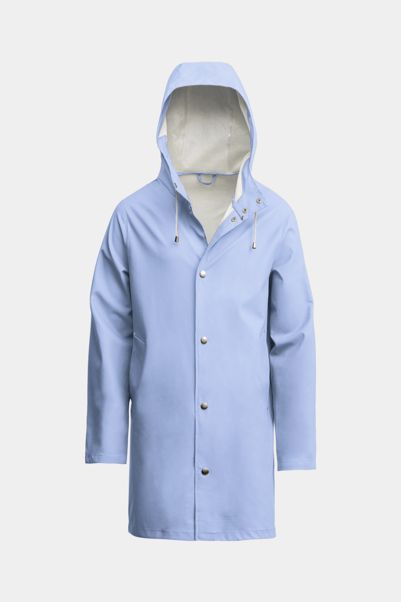 Stockholm Lightweight Raincoat Light Blue 1