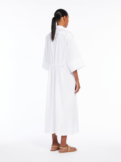 Max Mara EULALIA Cotton and silk dress with drawstring outlook