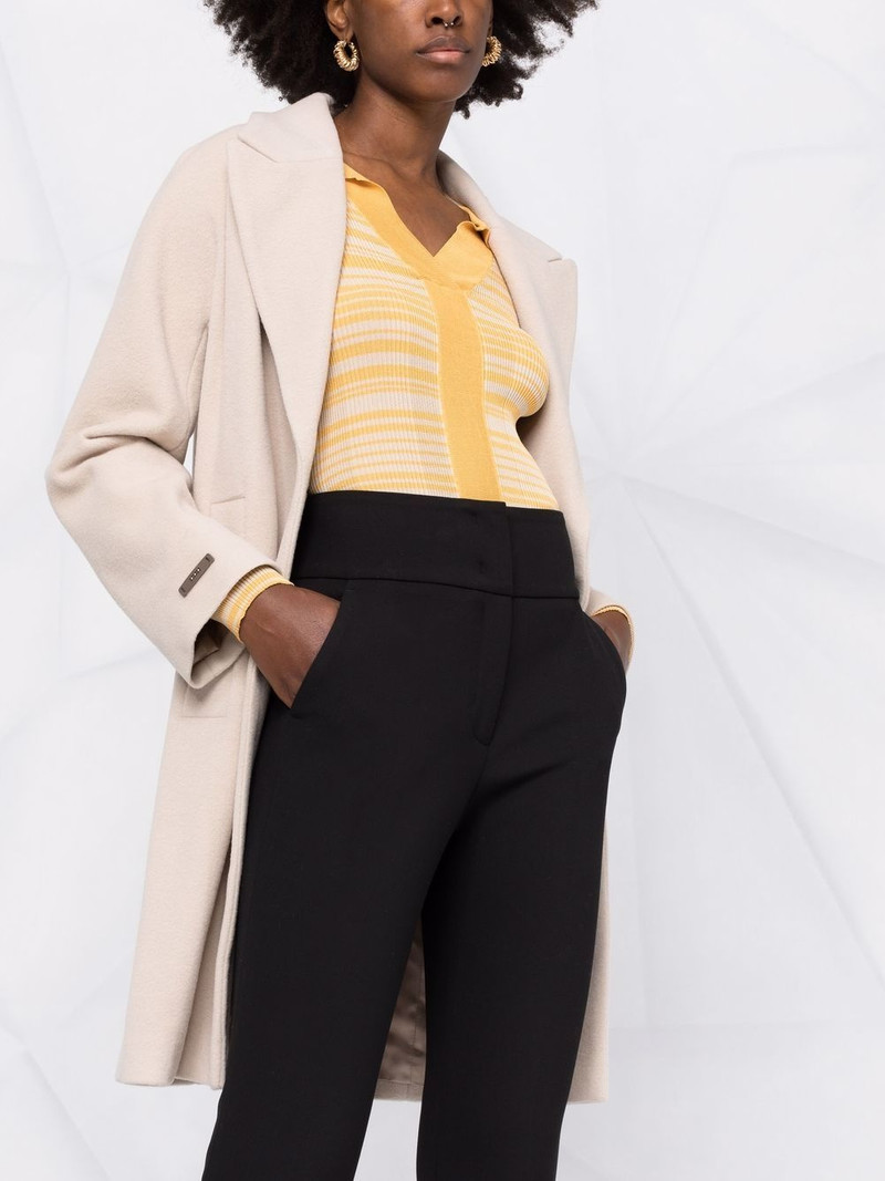 high-rise slim-fit trousers 5