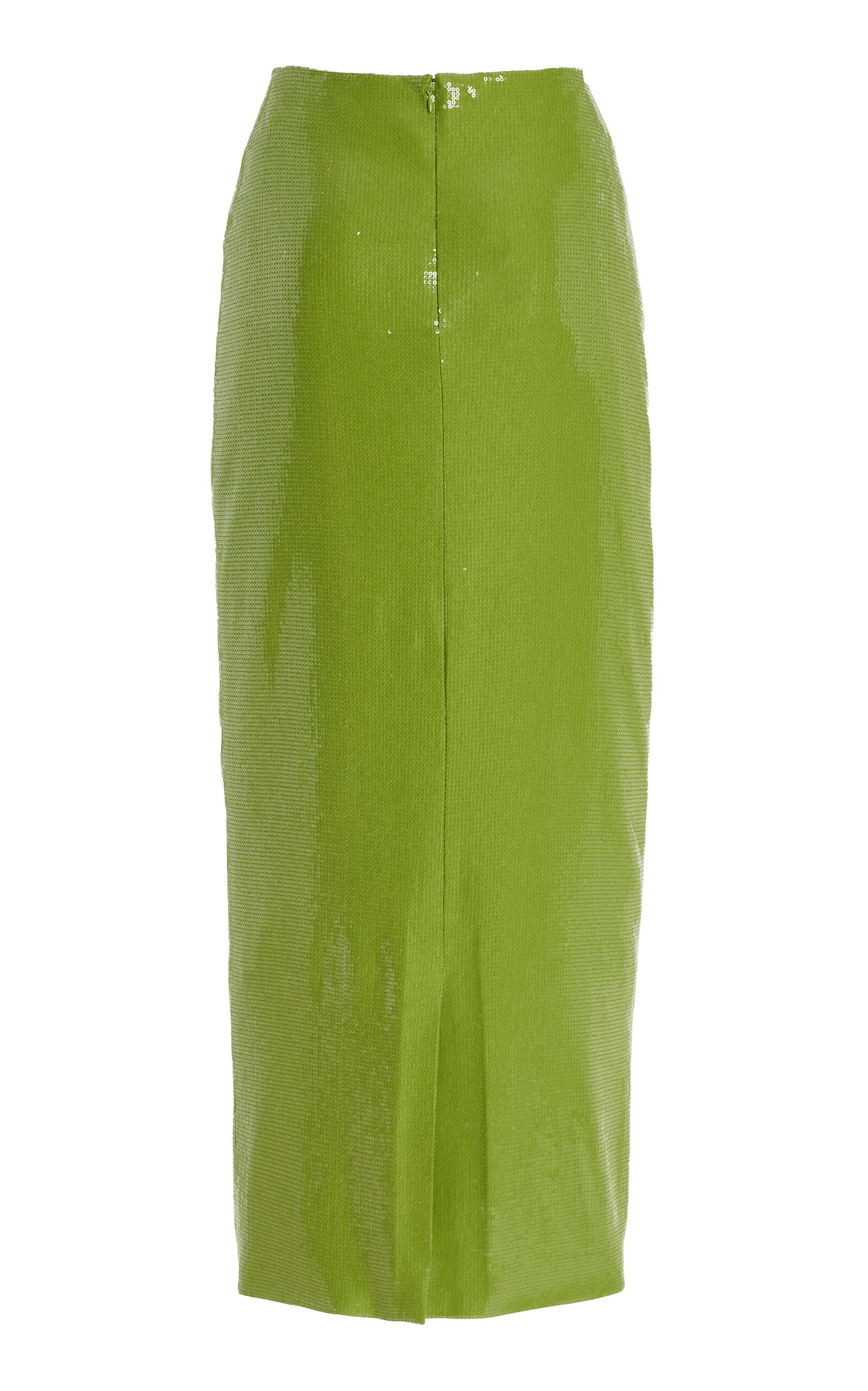 Sequined Jersey Maxi Skirt green - 5