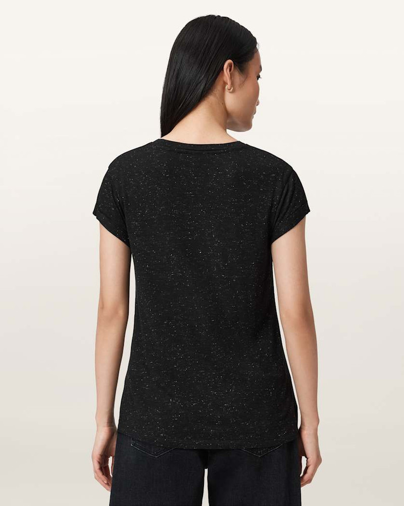 ANNA SHORT SLEEVE SHIMMER T-SHIRT 7