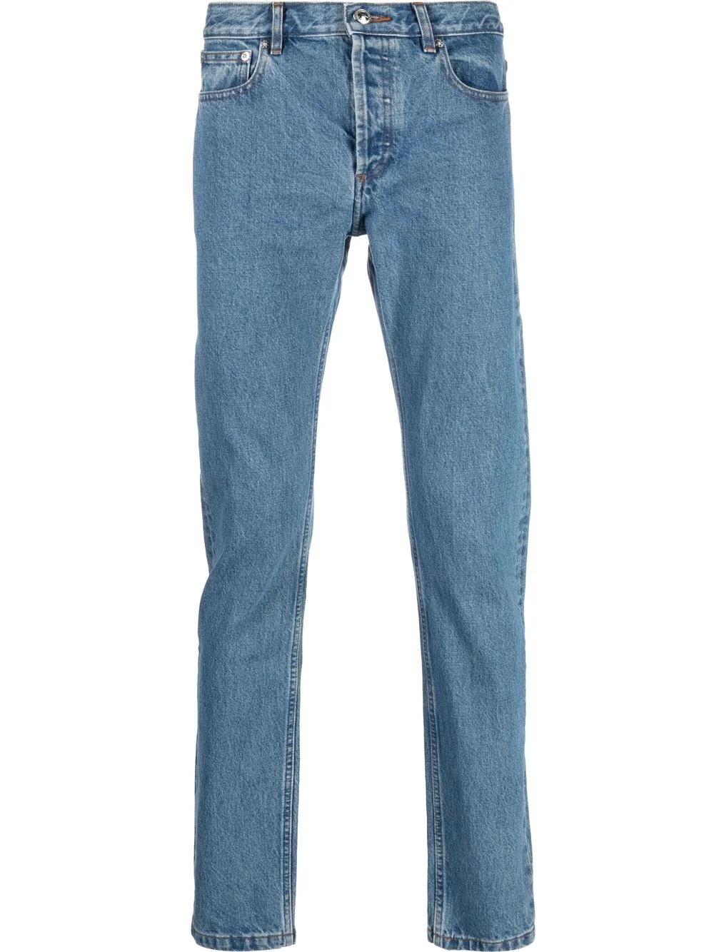 Petit mid-rise straight-leg jeans - 1