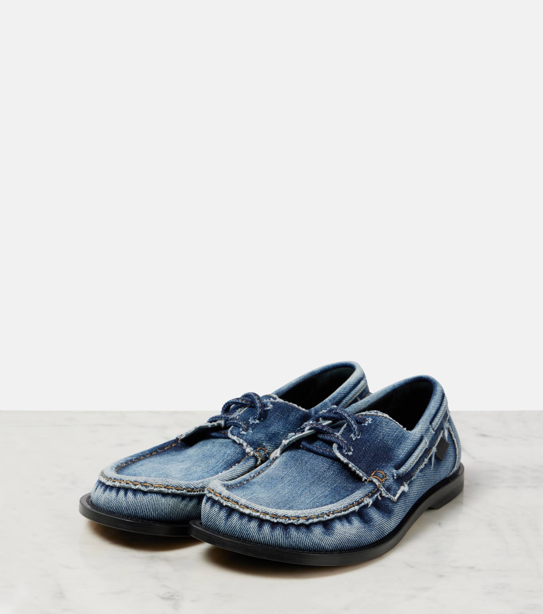 Campo denim boat shoes - 4
