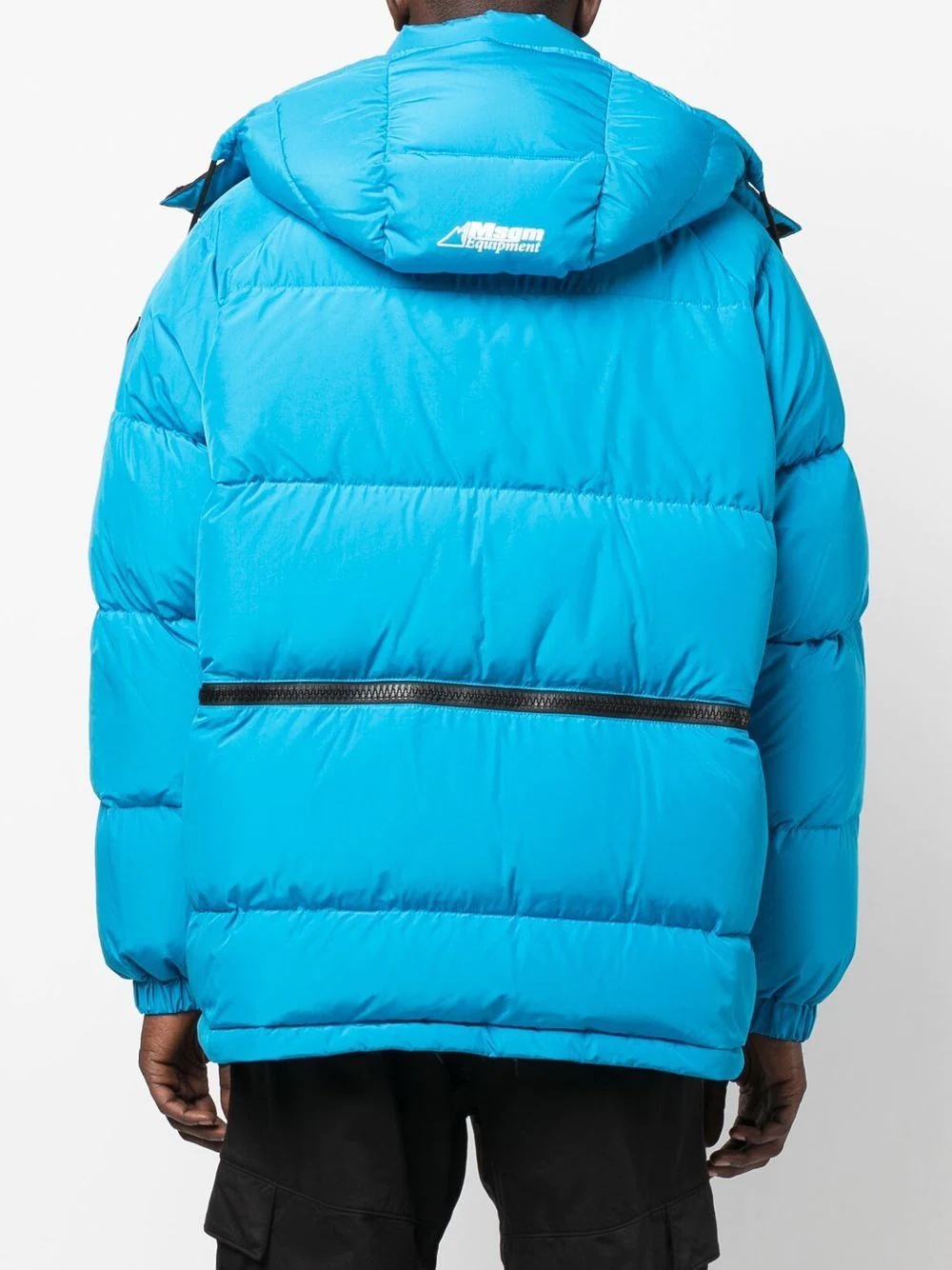 oversized hooded puffer coat - 4