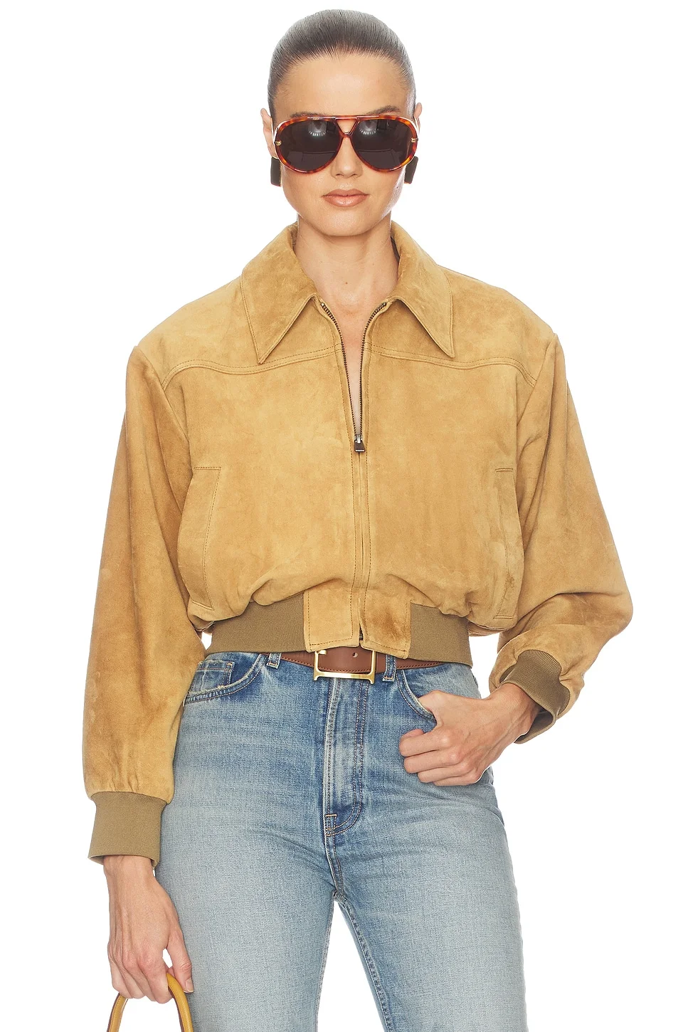 The Suede Zip Bomber - 1