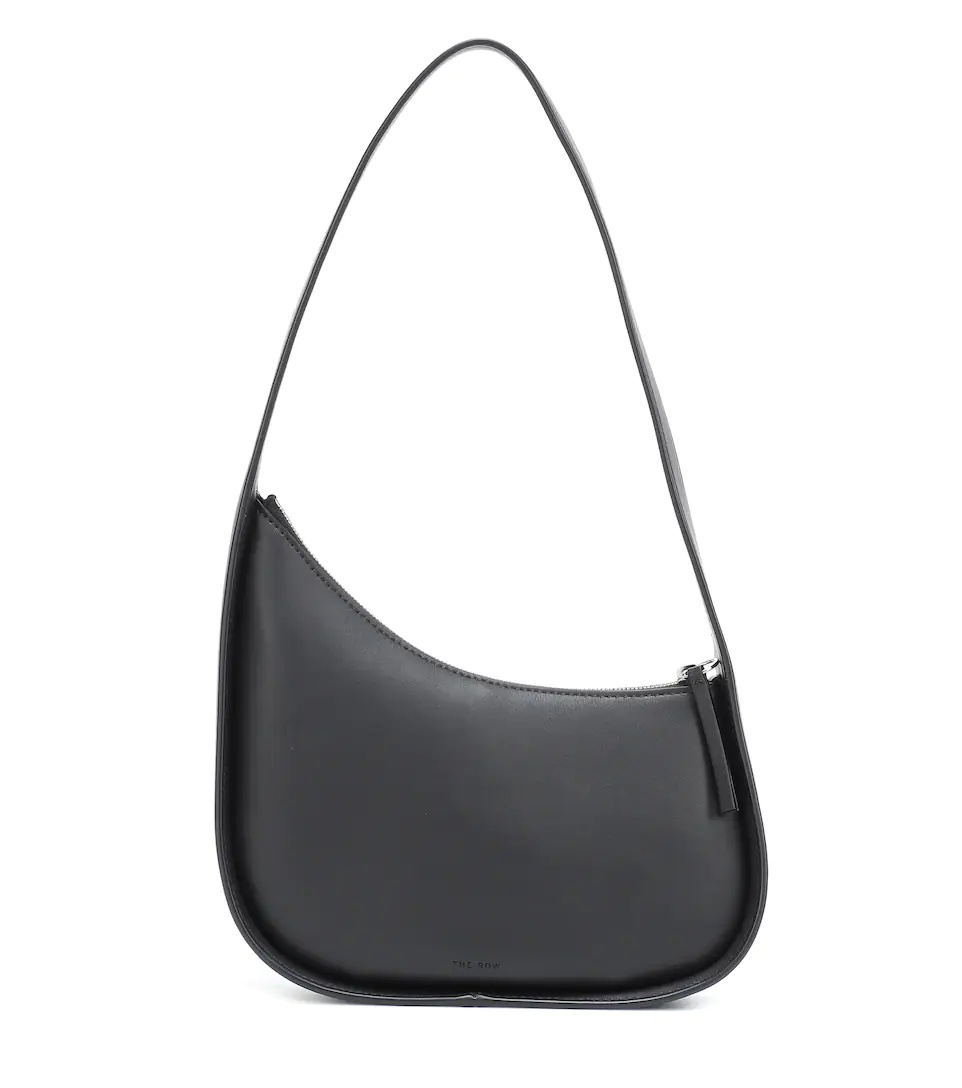 Half Moon leather shoulder bag - 1