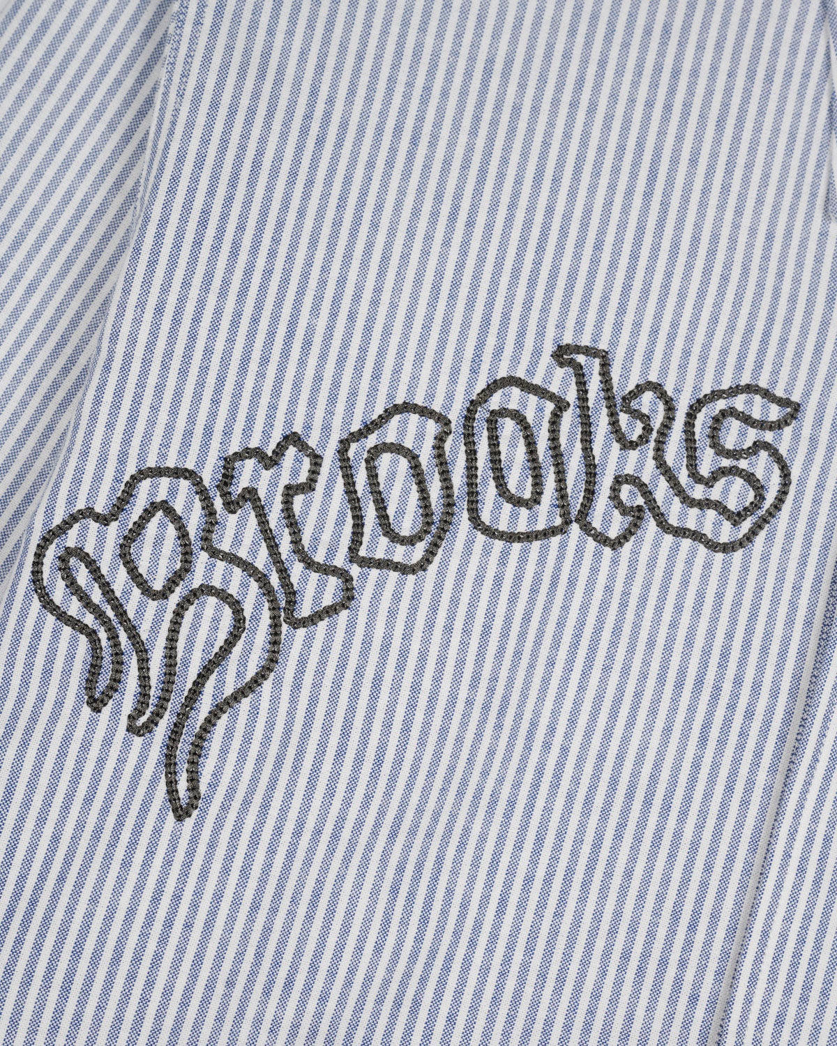 Brooks Brothers California Embroidered Striped Oxford Button Up Shirt - Blue - 3