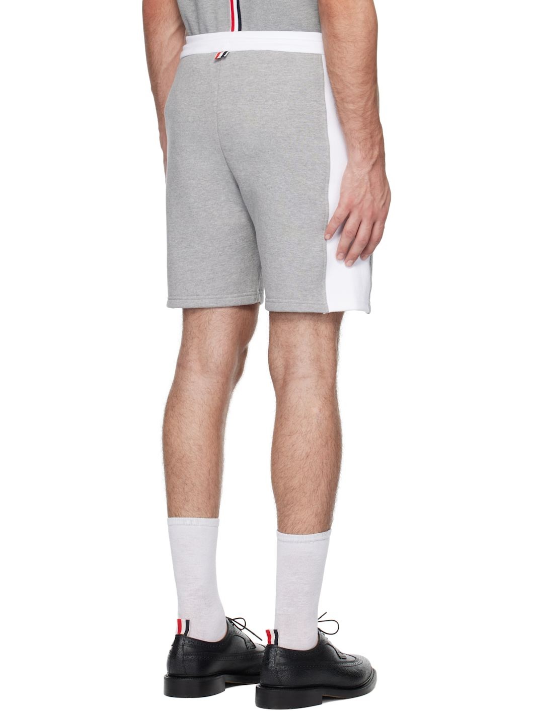 Gray Classic Loopback 4-Bar Sweat Shorts - 3