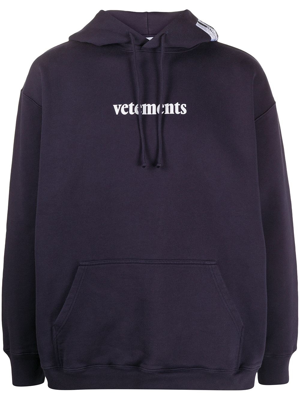 logo-print hoodie - 1