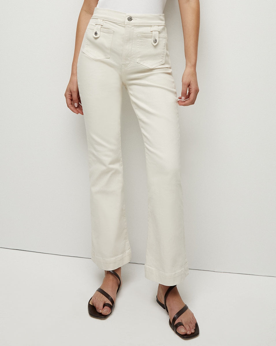 CARSON PATCH POCKET KICK-FLARE JEAN - 3