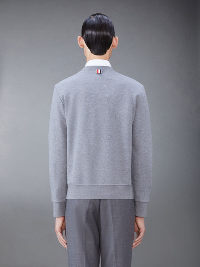 Thom Browne 4-Bar stripe cotton sweatshirt outlook