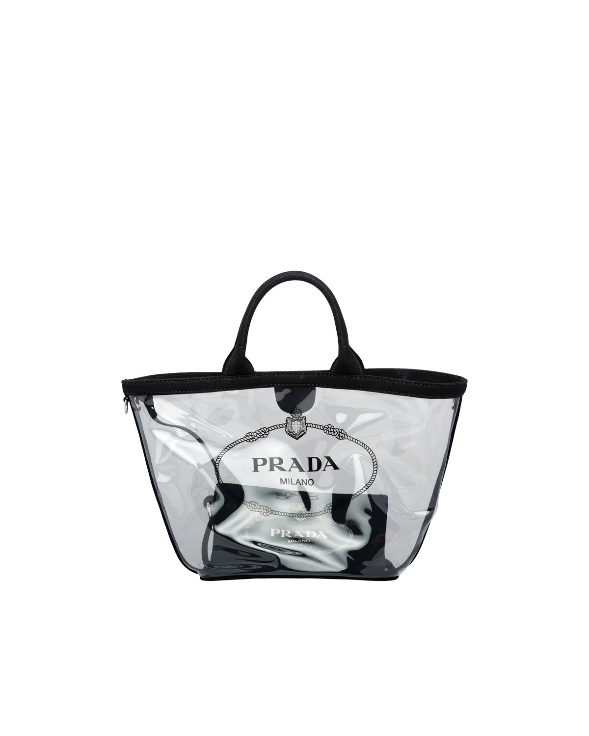 Fabric and Plexiglas handbag - 1