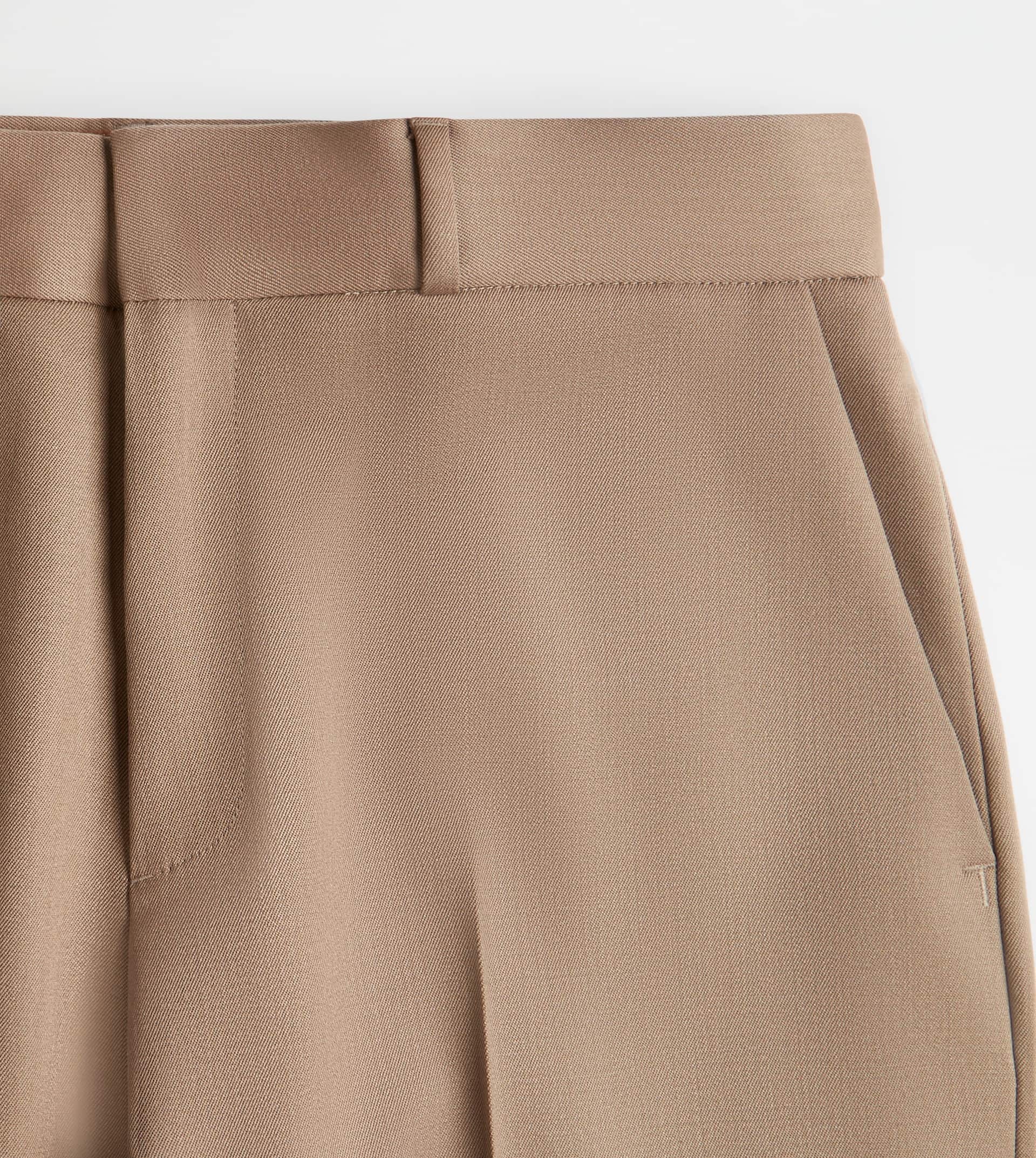 CLASSIC PANTS IN WOOL - BEIGE - 2