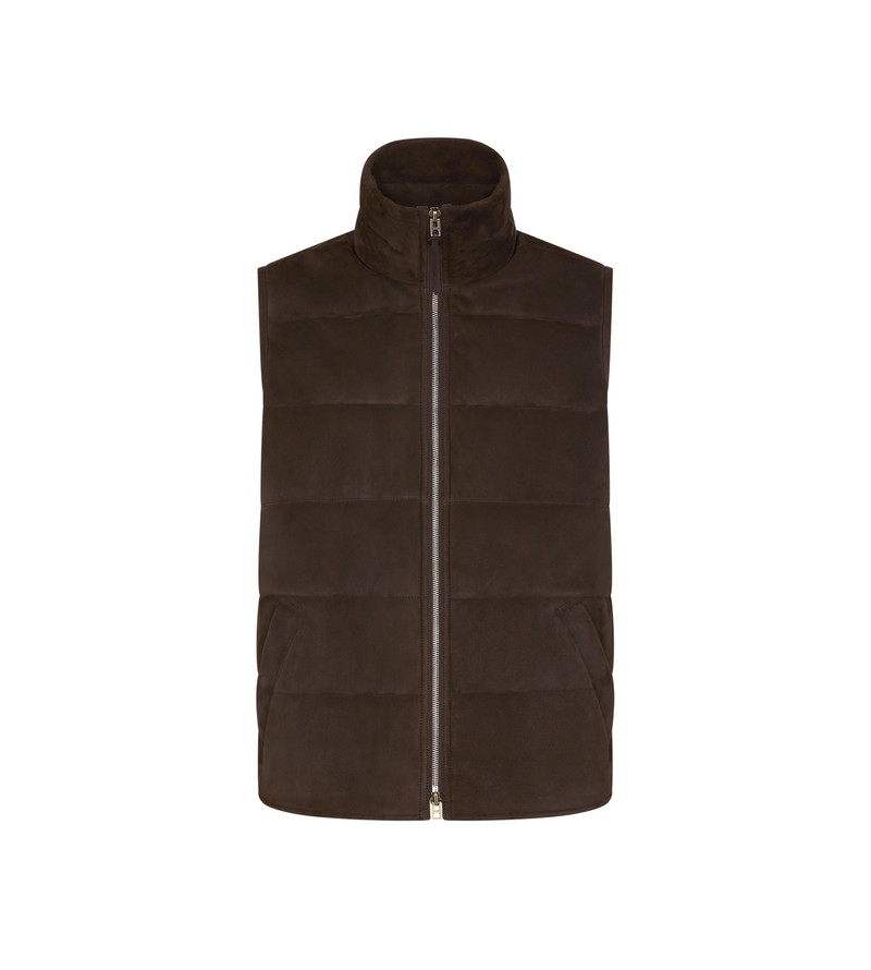 SUEDE LIGHT-FILL GILET 1