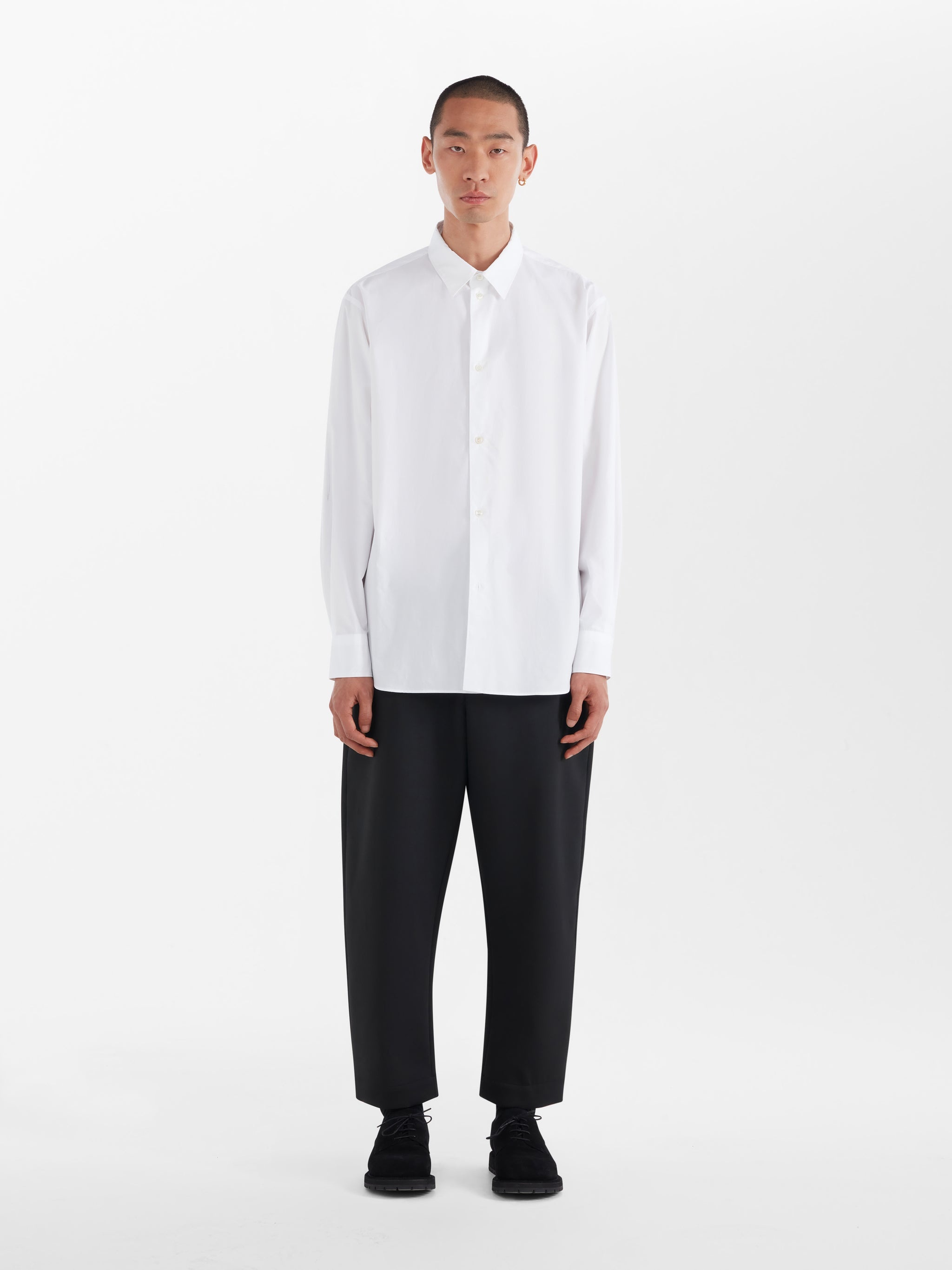 Studio Nicholson poplin cotton shirt - Grey