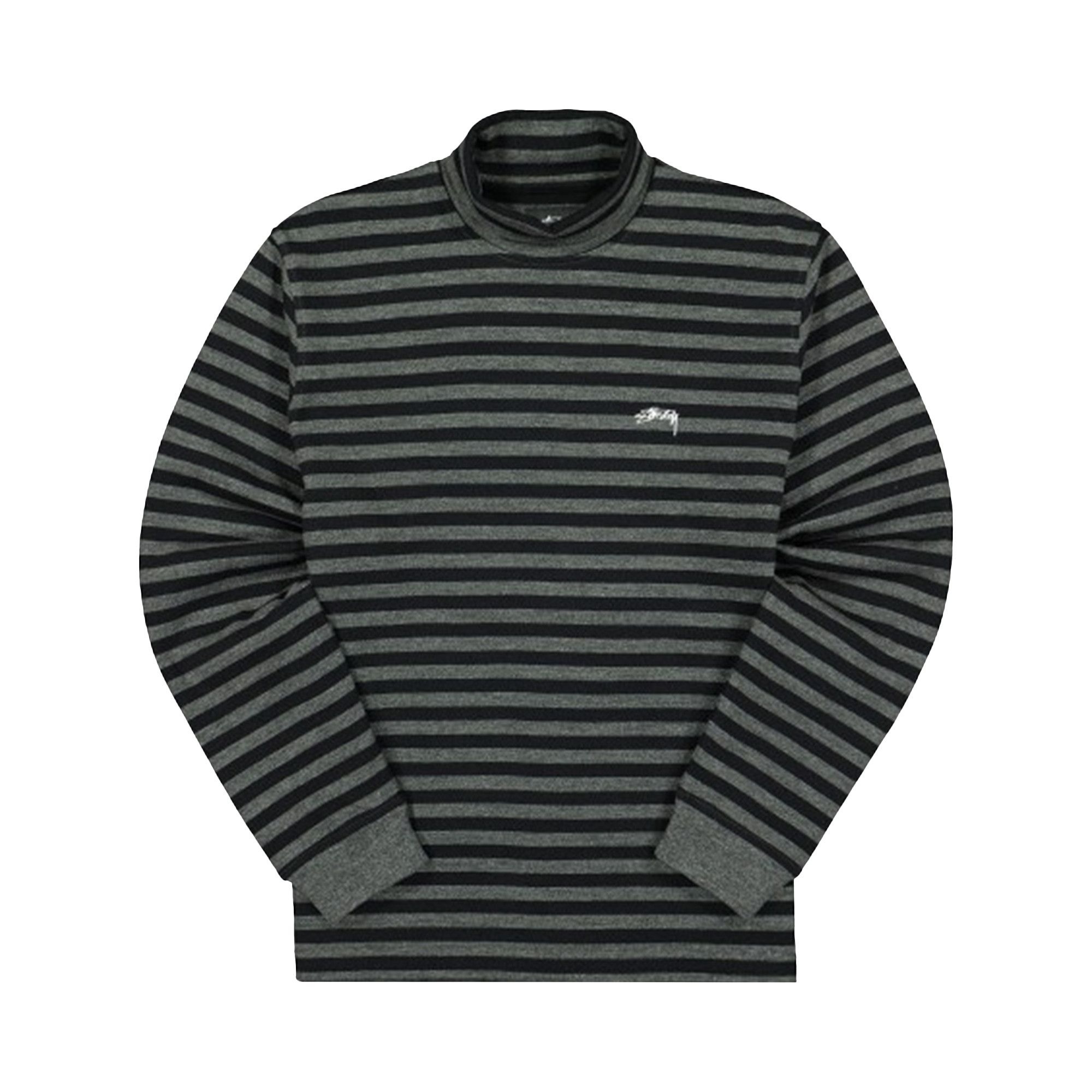 Stussy Classic Stripe Turtleneck 'Black' - 1