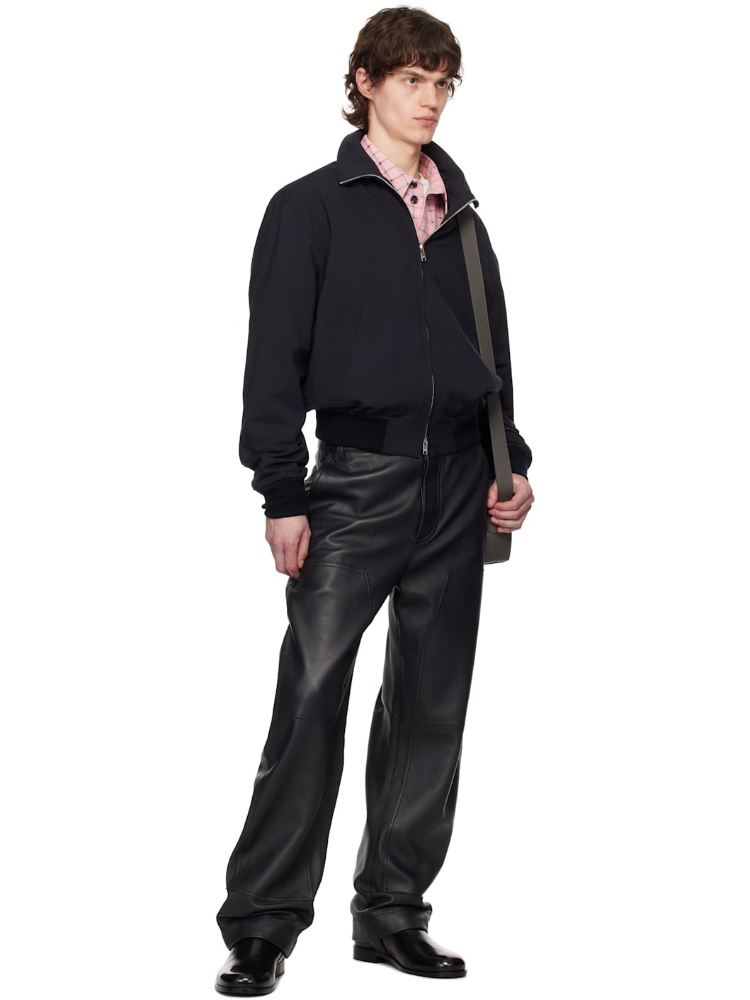 Navy Fine Wool Jacket - 5